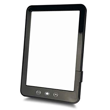 LED Light Therapy Lamp with Adjustable Color and Brightness Controls